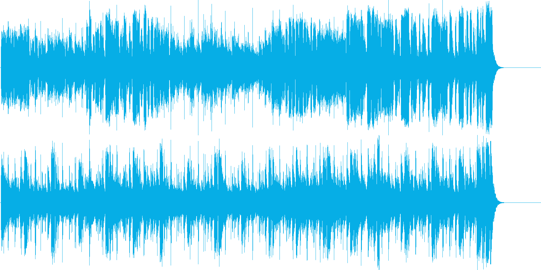 いきいきとした温かいほのぼのポップの再生済みの波形