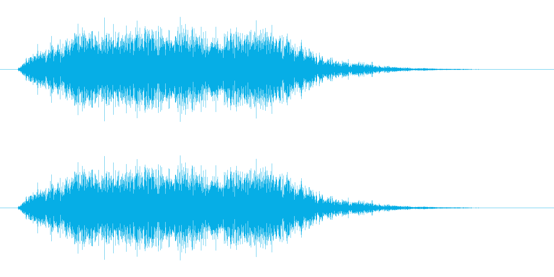 ホラーな低音コーラス ブラス 恐怖の場面の再生済みの波形