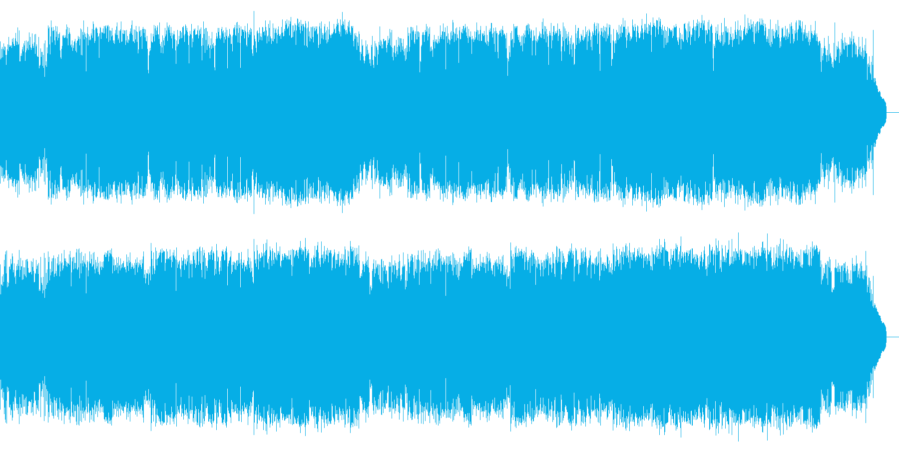 美しい故郷を醸し出す郷愁あふれる楽曲の再生済みの波形