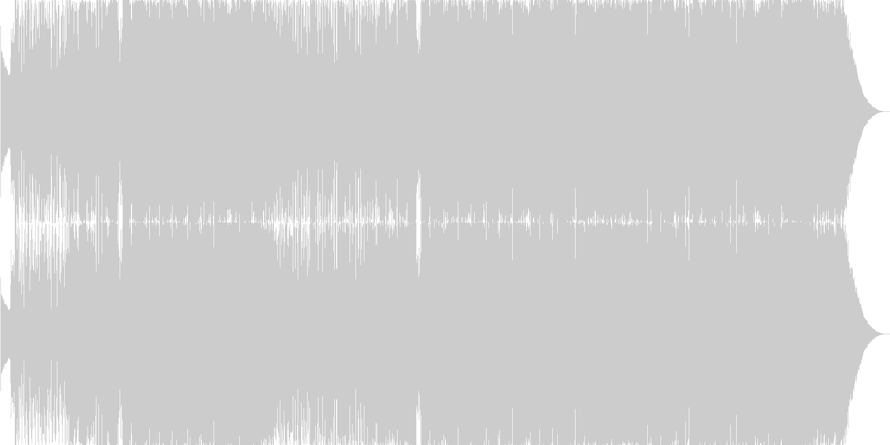 未来を目指す爽やかロックの未再生の波形