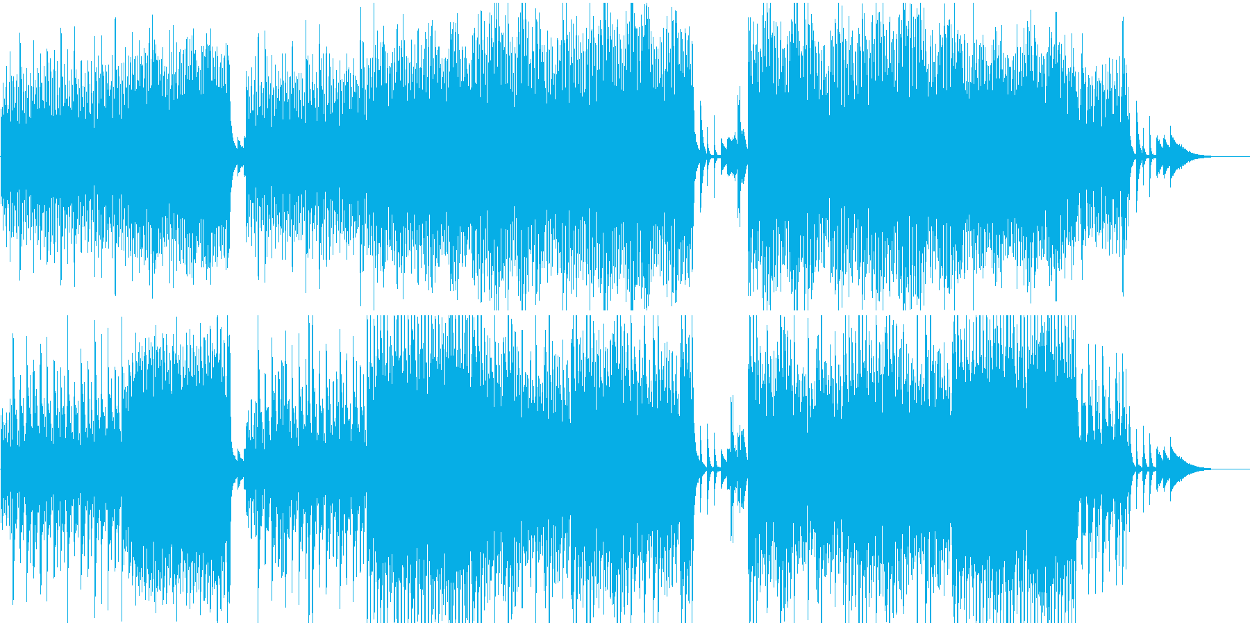 映像BGM ディズニー風ファンタジーの再生済みの波形