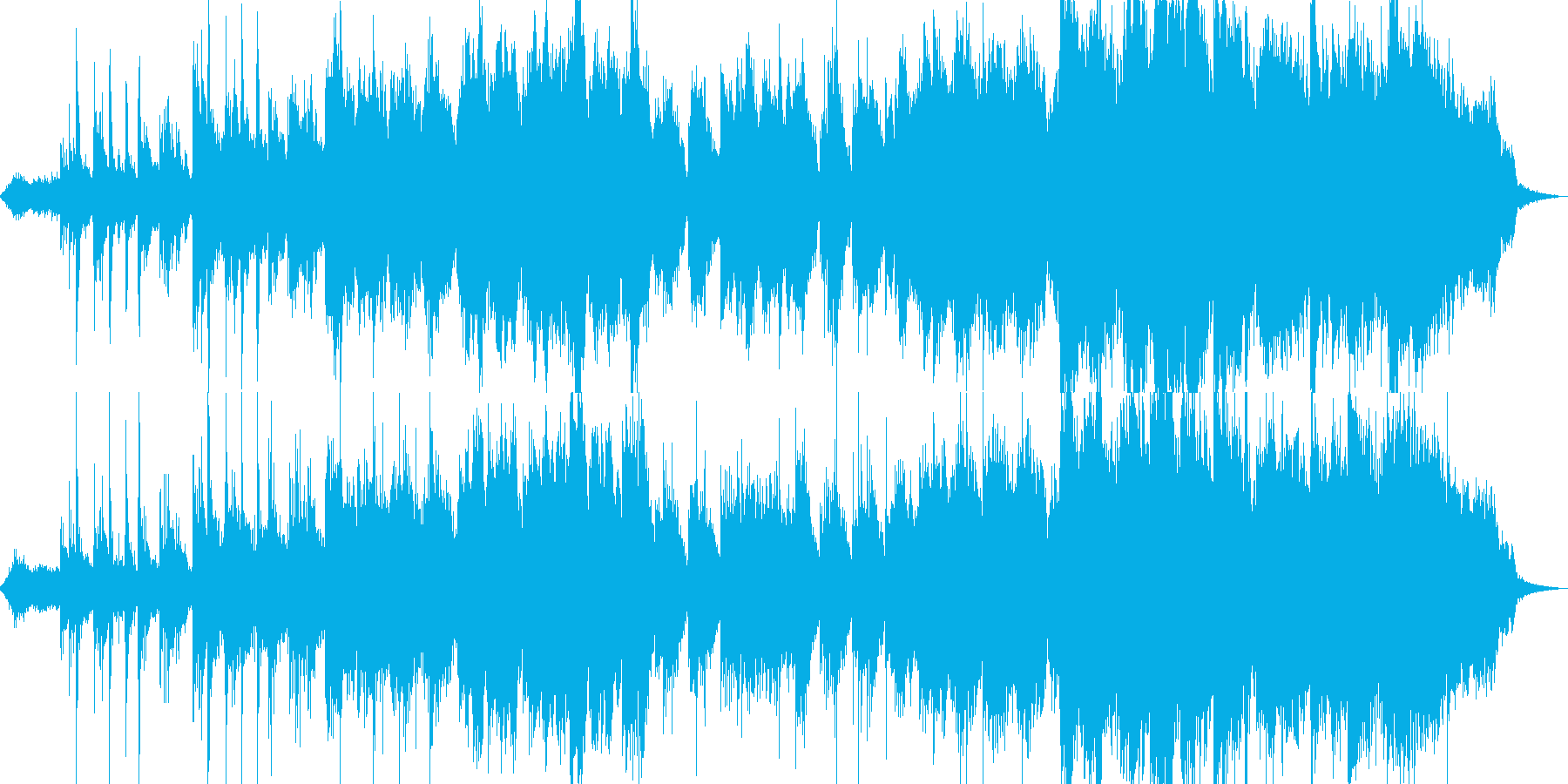 ギターとシンセのノスタルジックなBGMの再生済みの波形