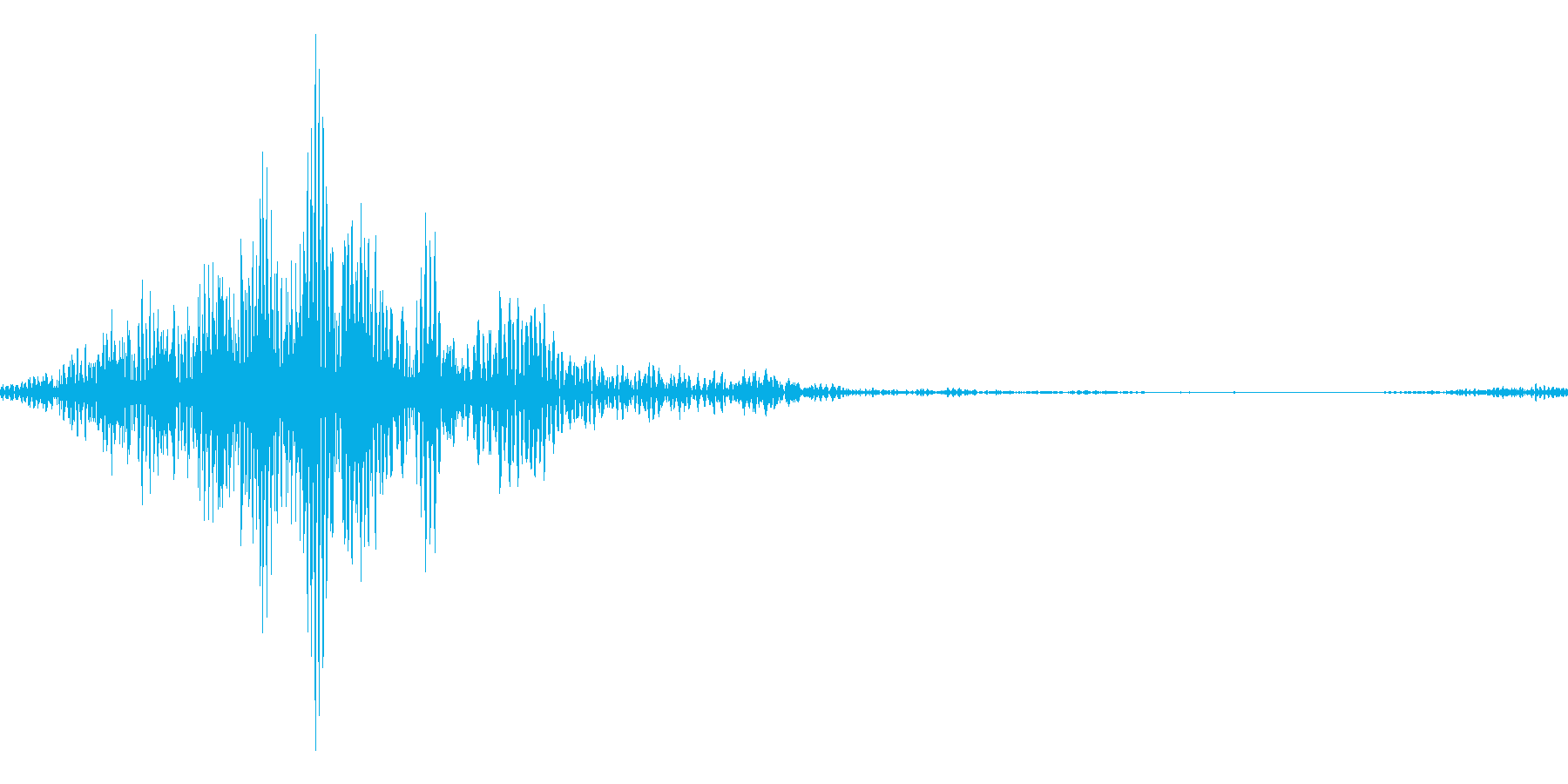 RPG:弓による攻撃音「ヒュッ」の再生済みの波形