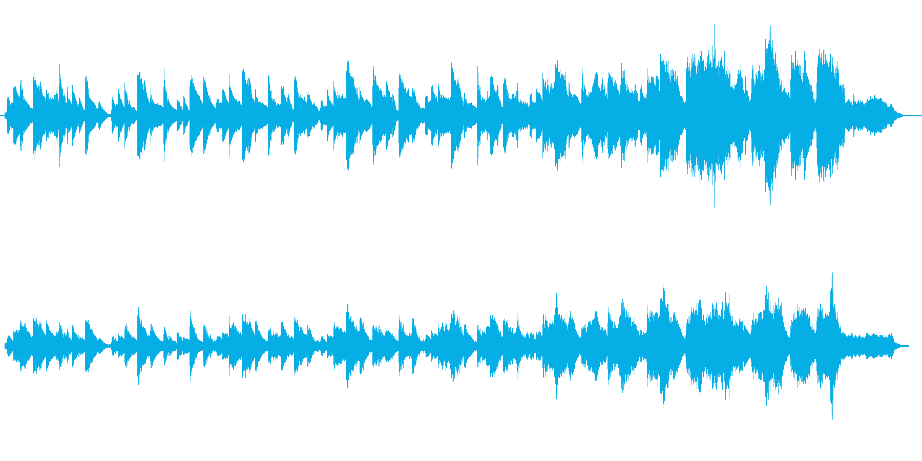 ファンタジーの冒頭に使える音楽の再生済みの波形