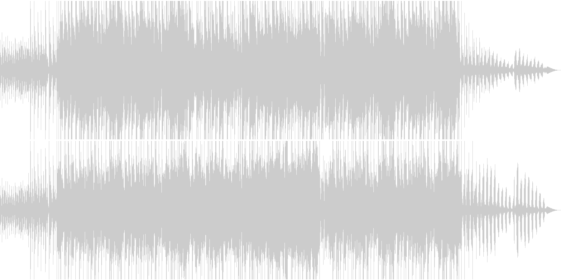 企業/商品紹介BGM①上品かつ爽快感の未再生の波形