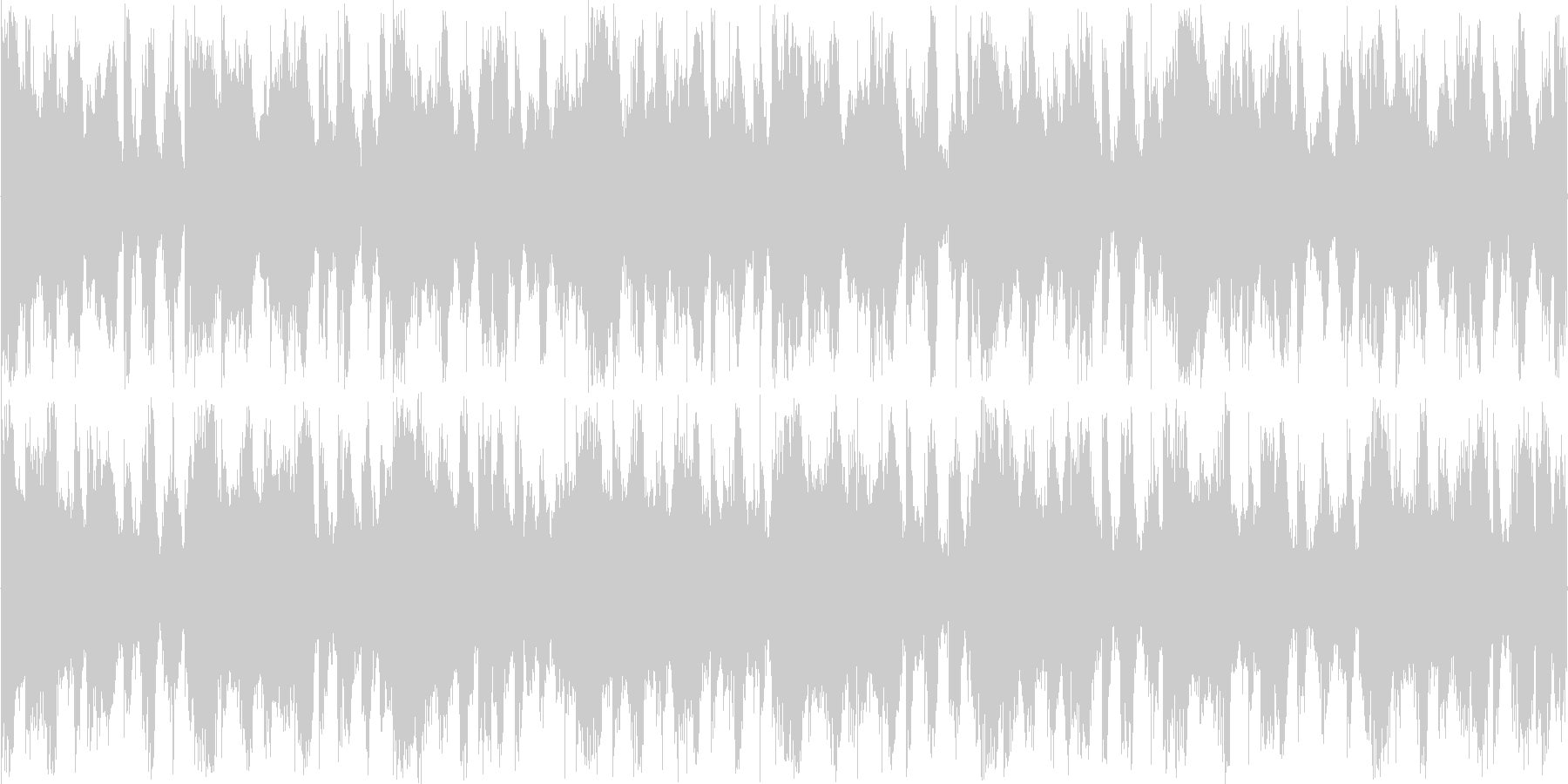 ハウスのリズムを強調した楽曲です。の未再生の波形