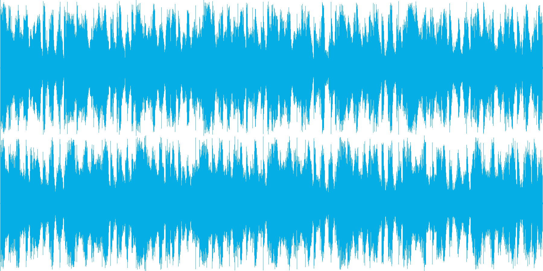 ハウスのリズムを強調した楽曲です。の再生済みの波形