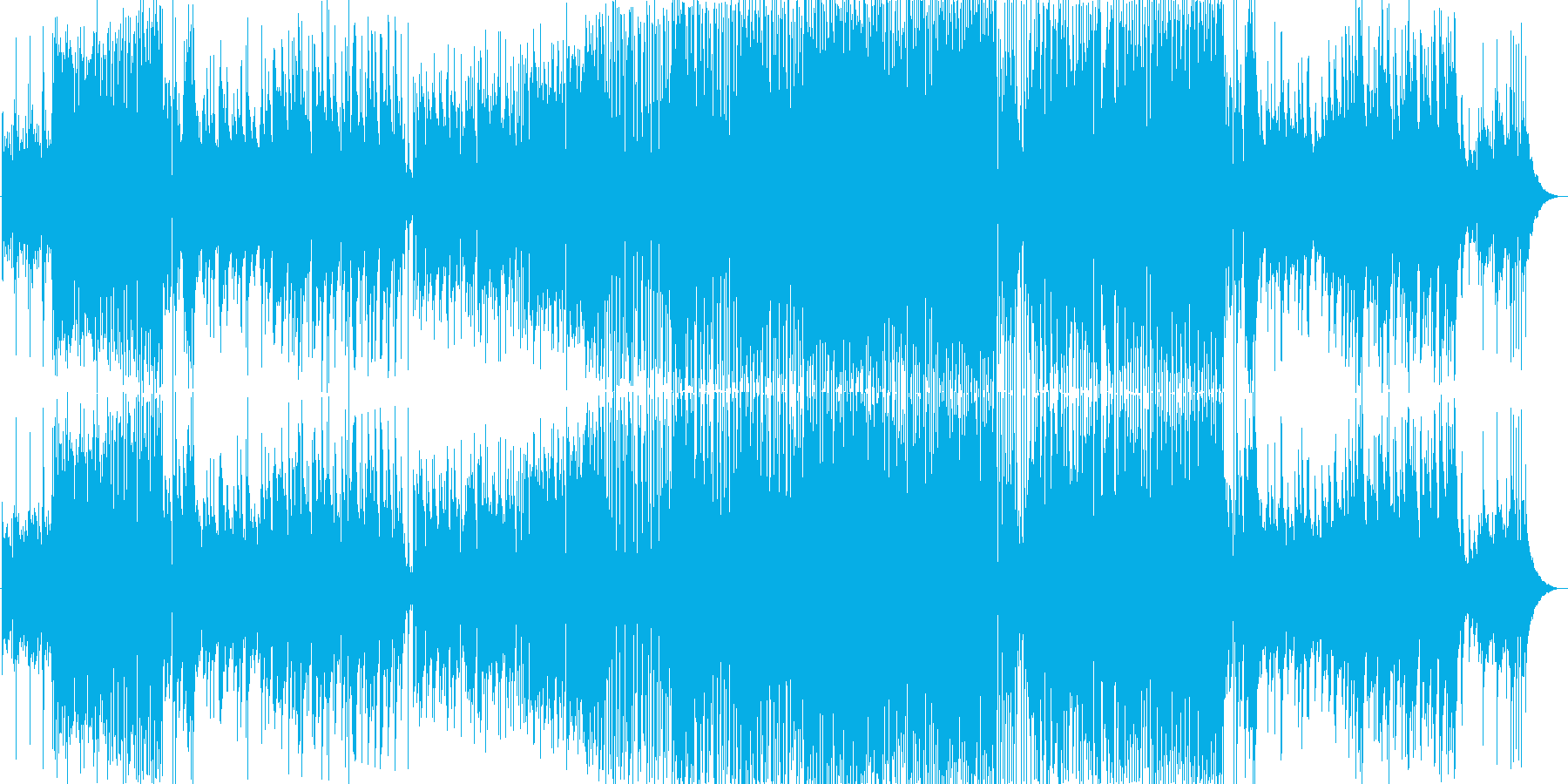 ピアノメインの幻想的で緊張感のある曲ですの再生済みの波形