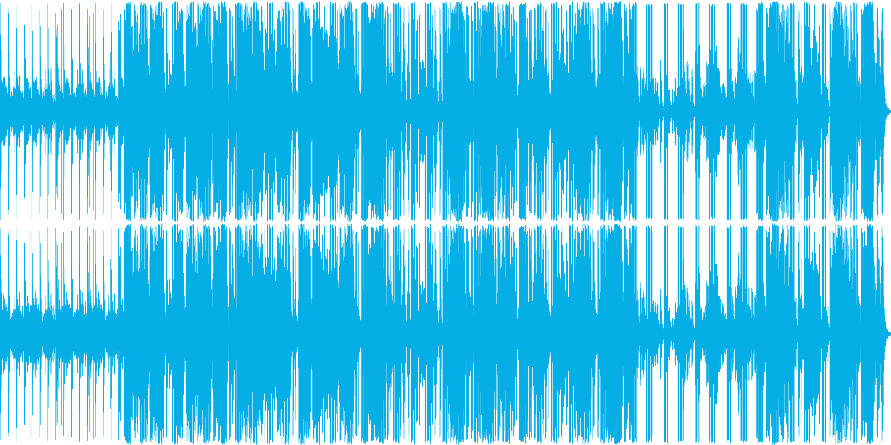 electronicaですの再生済みの波形