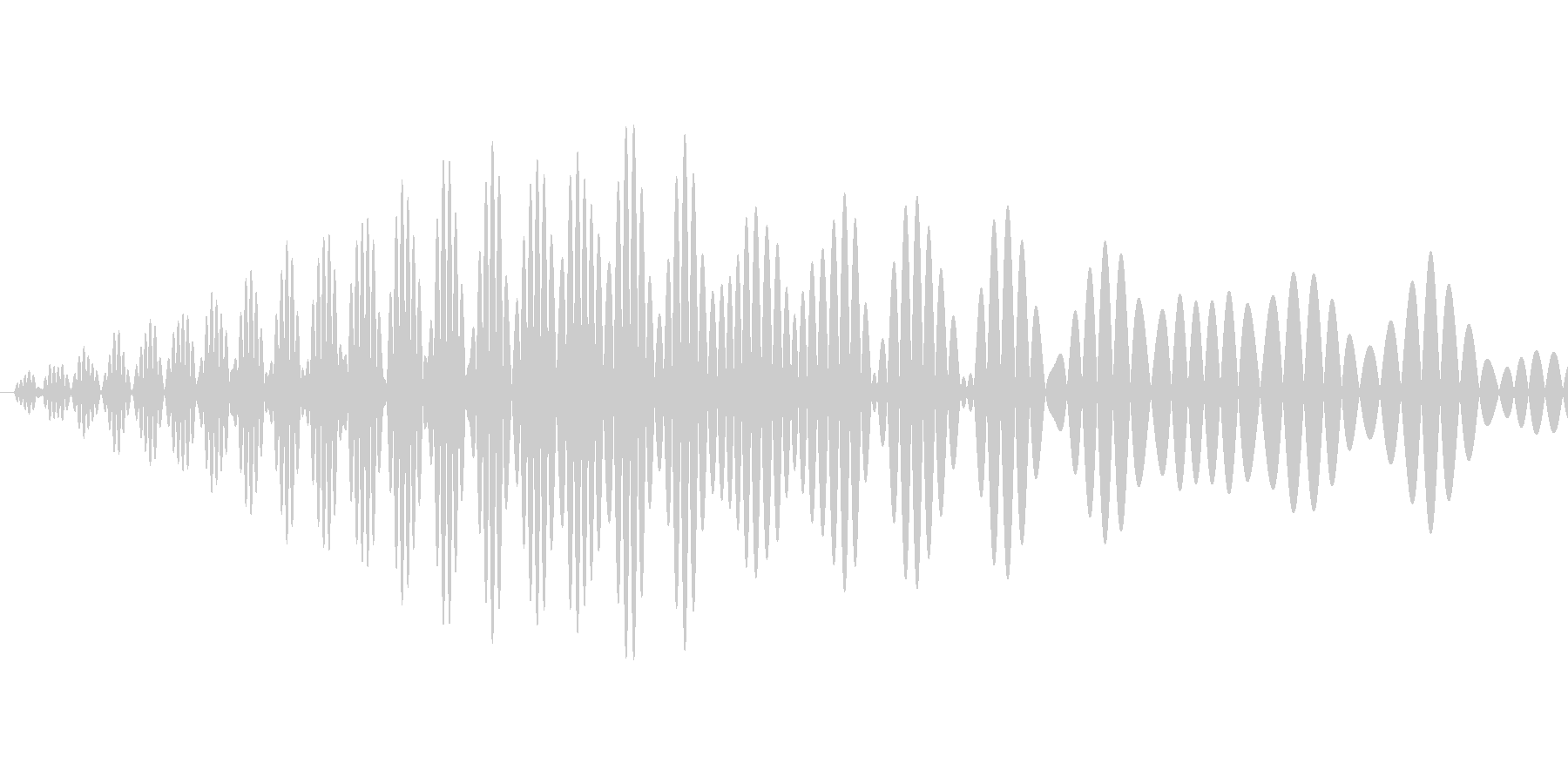 アプリのタッチ音の未再生の波形