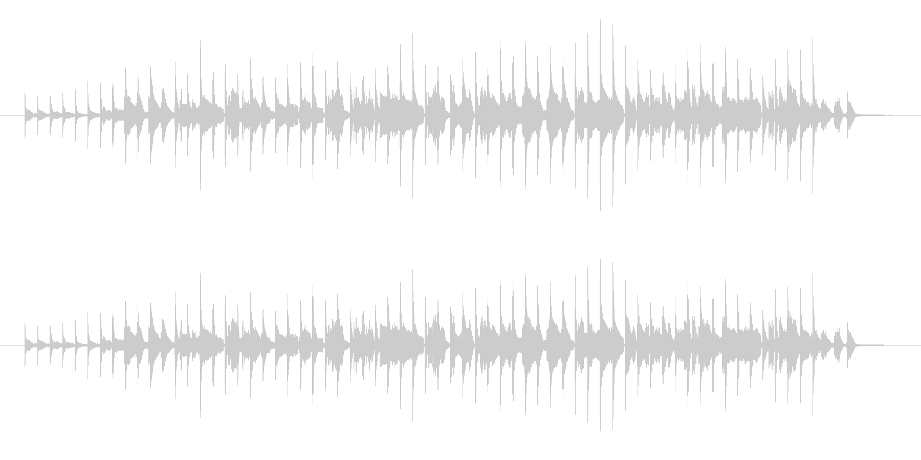 ピアノとサックスだけの曲です。景色プラ…の未再生の波形