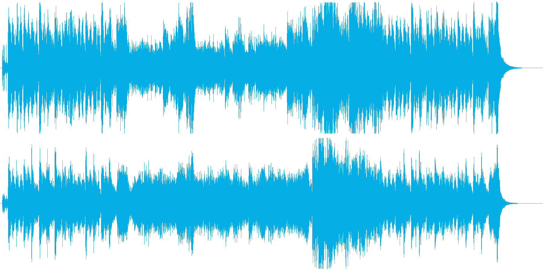 エリート歩兵をイメージした行進曲の再生済みの波形