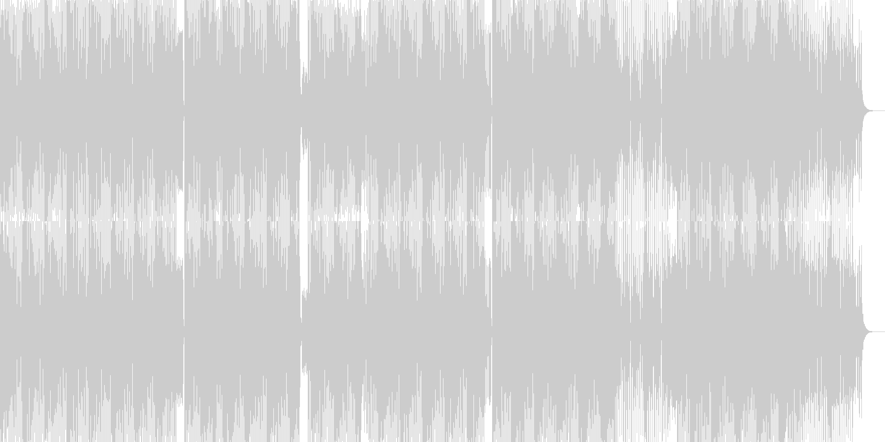 ゲーム/ランウェイ/コミカルなBGMの未再生の波形
