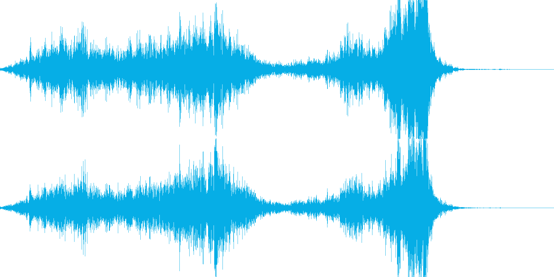 【抜刀】刀や剣を鞘から抜く音の再生済みの波形