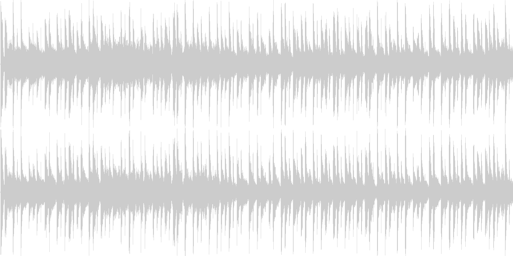 エレクトロなイメージをした楽曲です。の未再生の波形