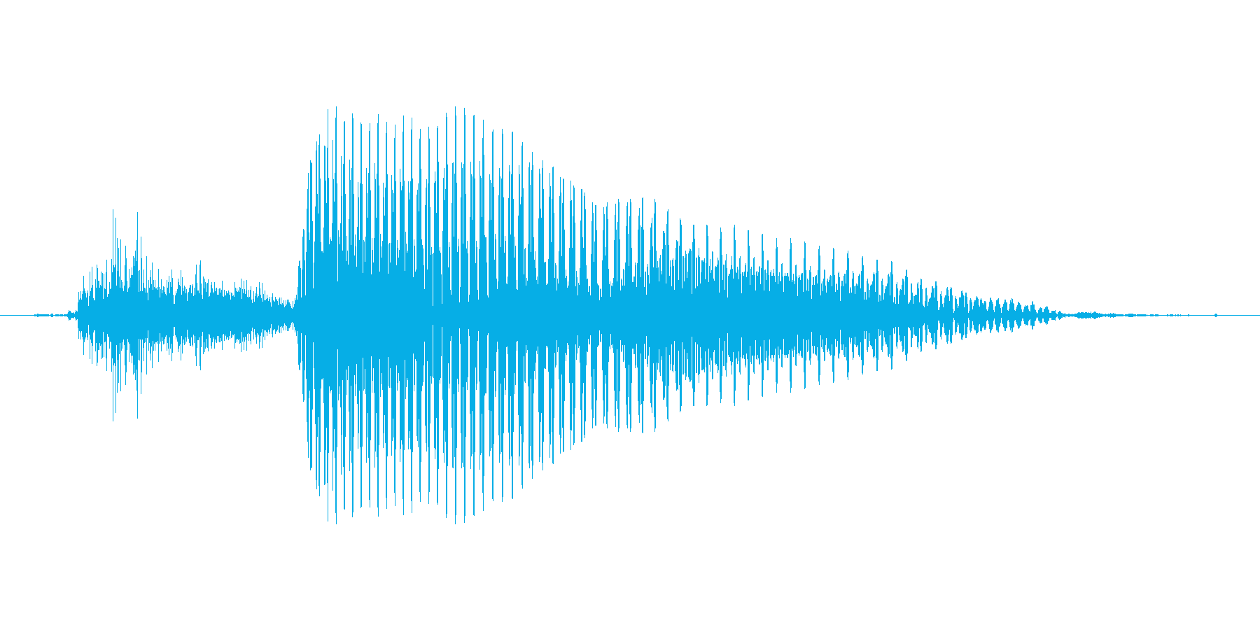 2 (Two, トゥ、ツー、英語発音,…の再生済みの波形