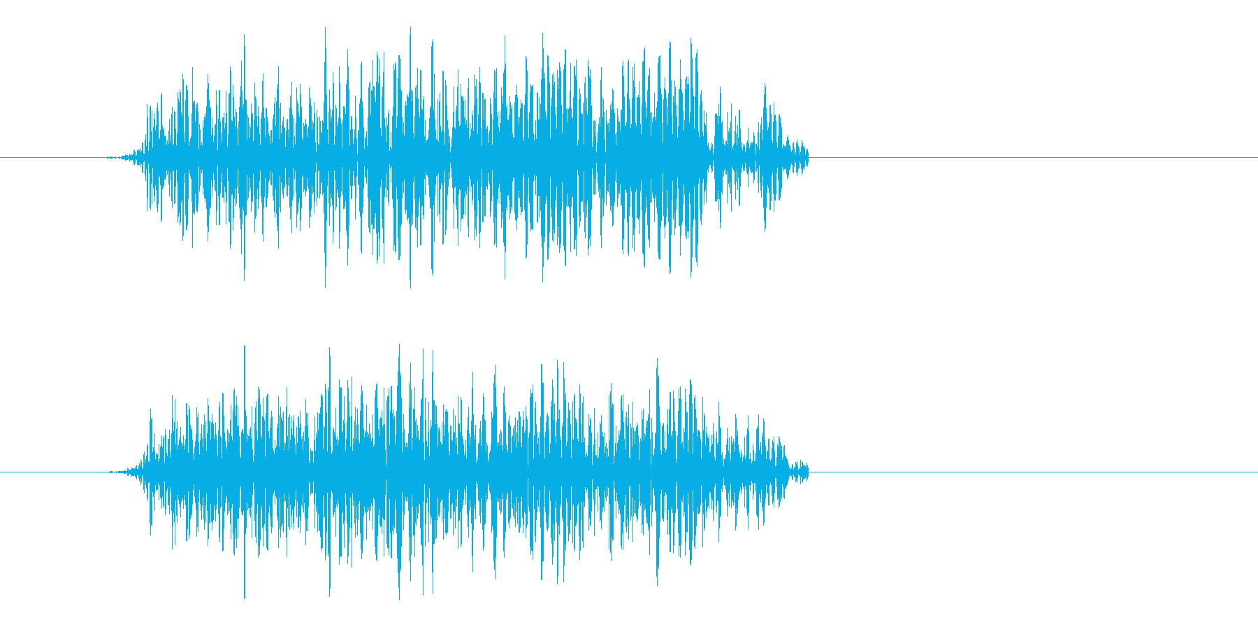 ノイズを意識した短いシーン効果音です。の再生済みの波形