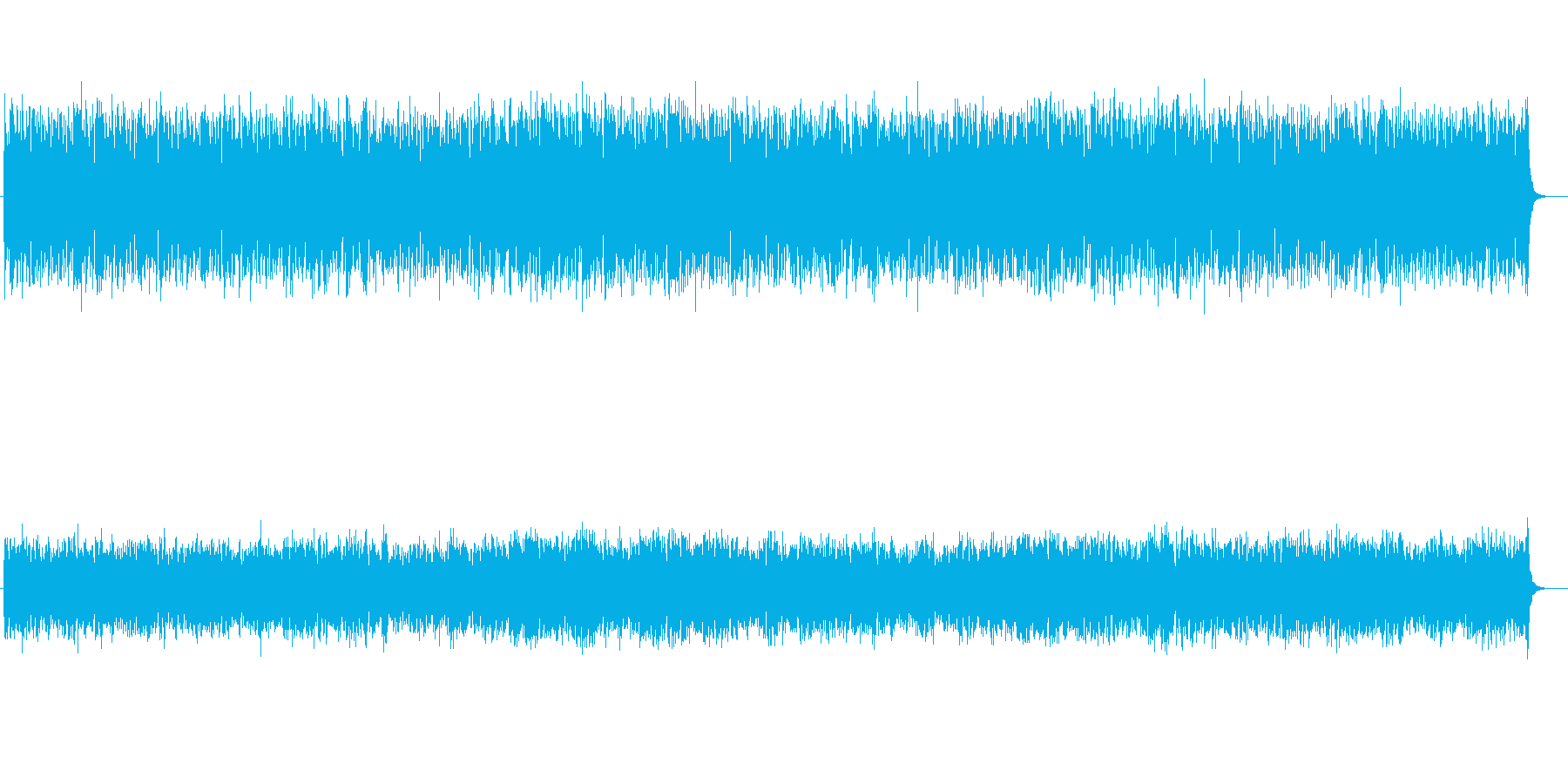 低音が響くヒーリングミュージックの再生済みの波形