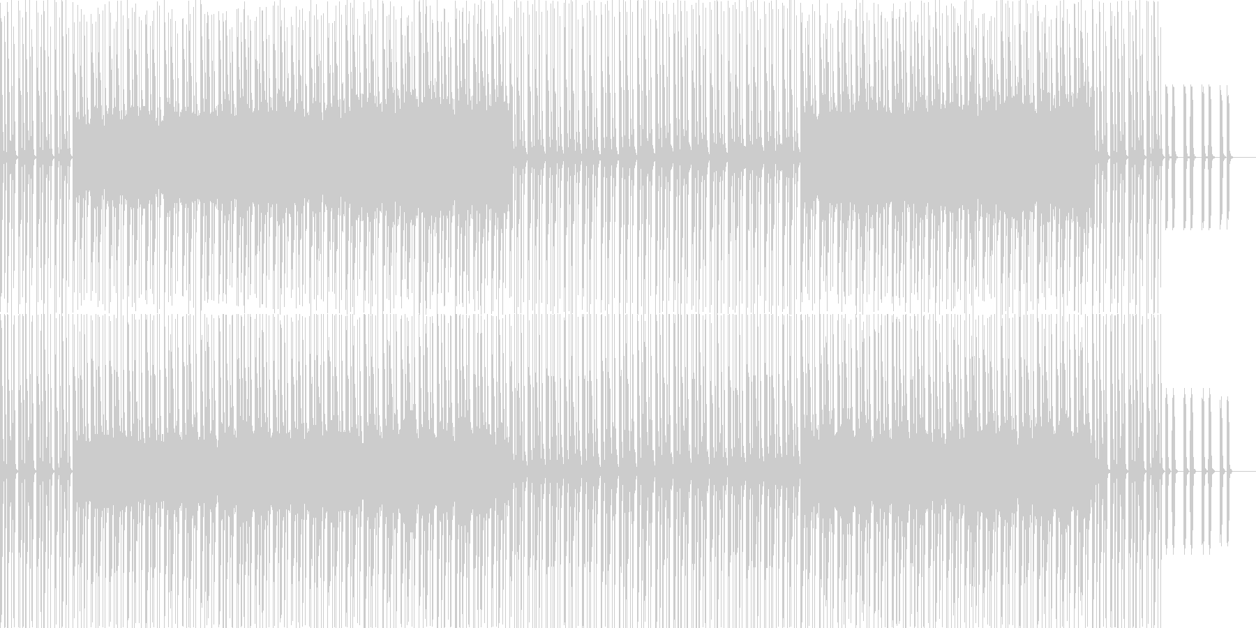 潜入シーン等をイメージした曲です。の未再生の波形