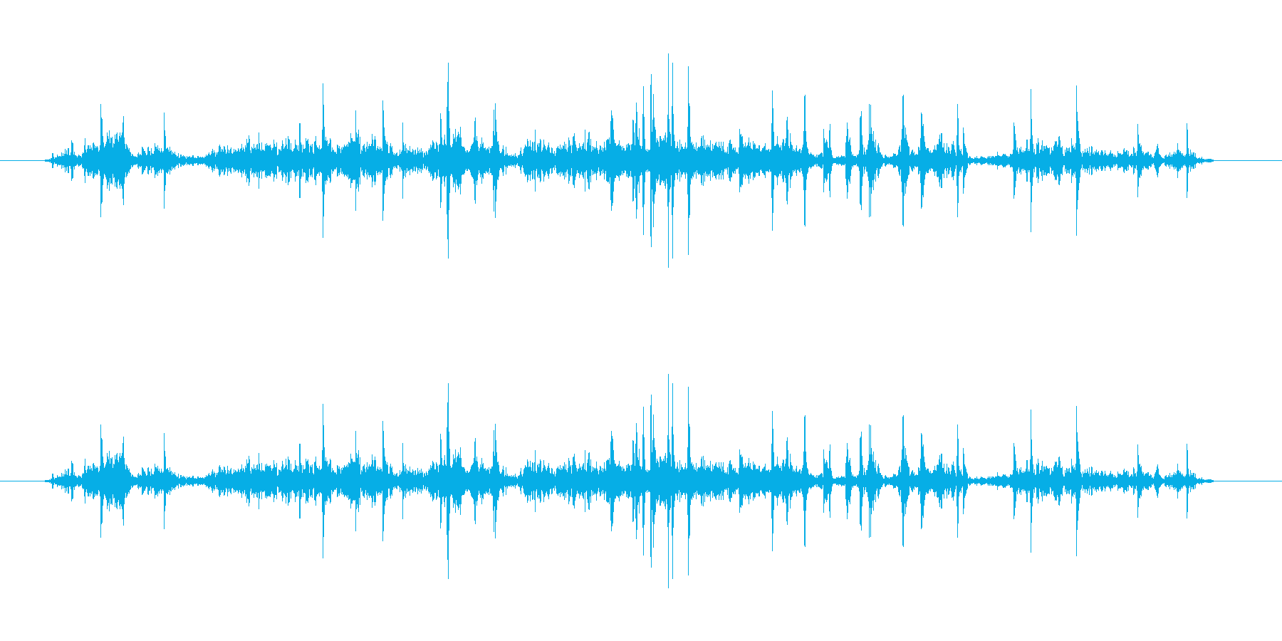 うがいの音です、(ガラガラ)の再生済みの波形