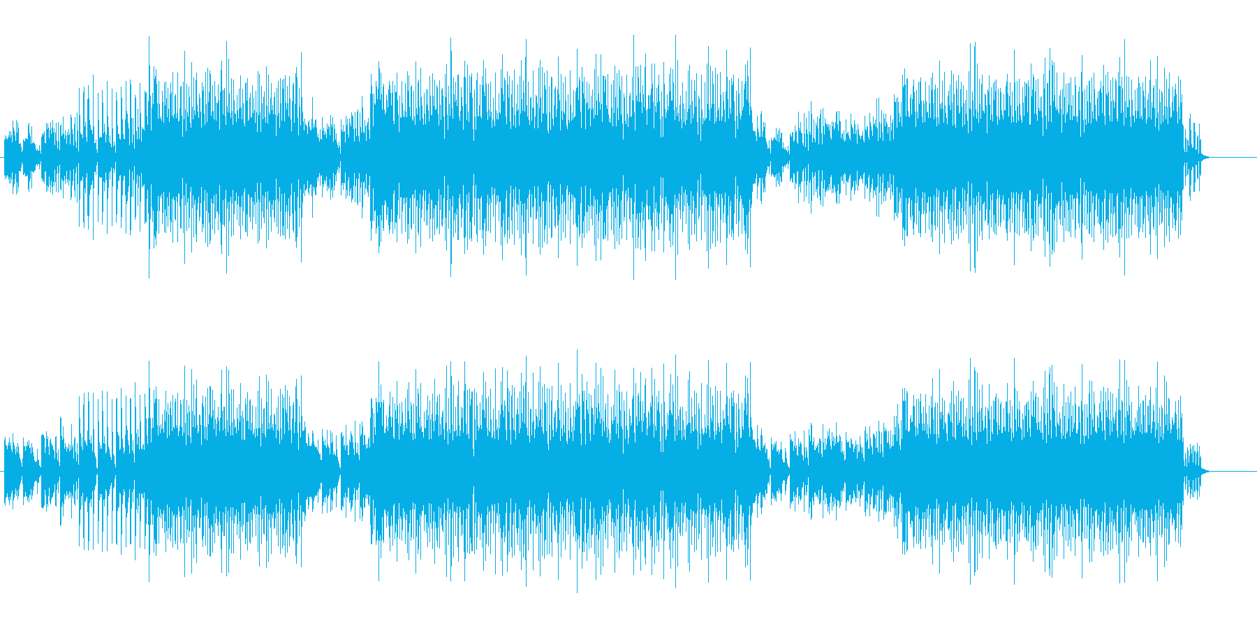 スウィンギーなACID JAZZの再生済みの波形