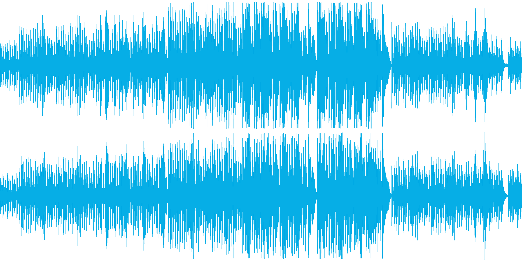 小さな小さなピアノ曲です。の再生済みの波形