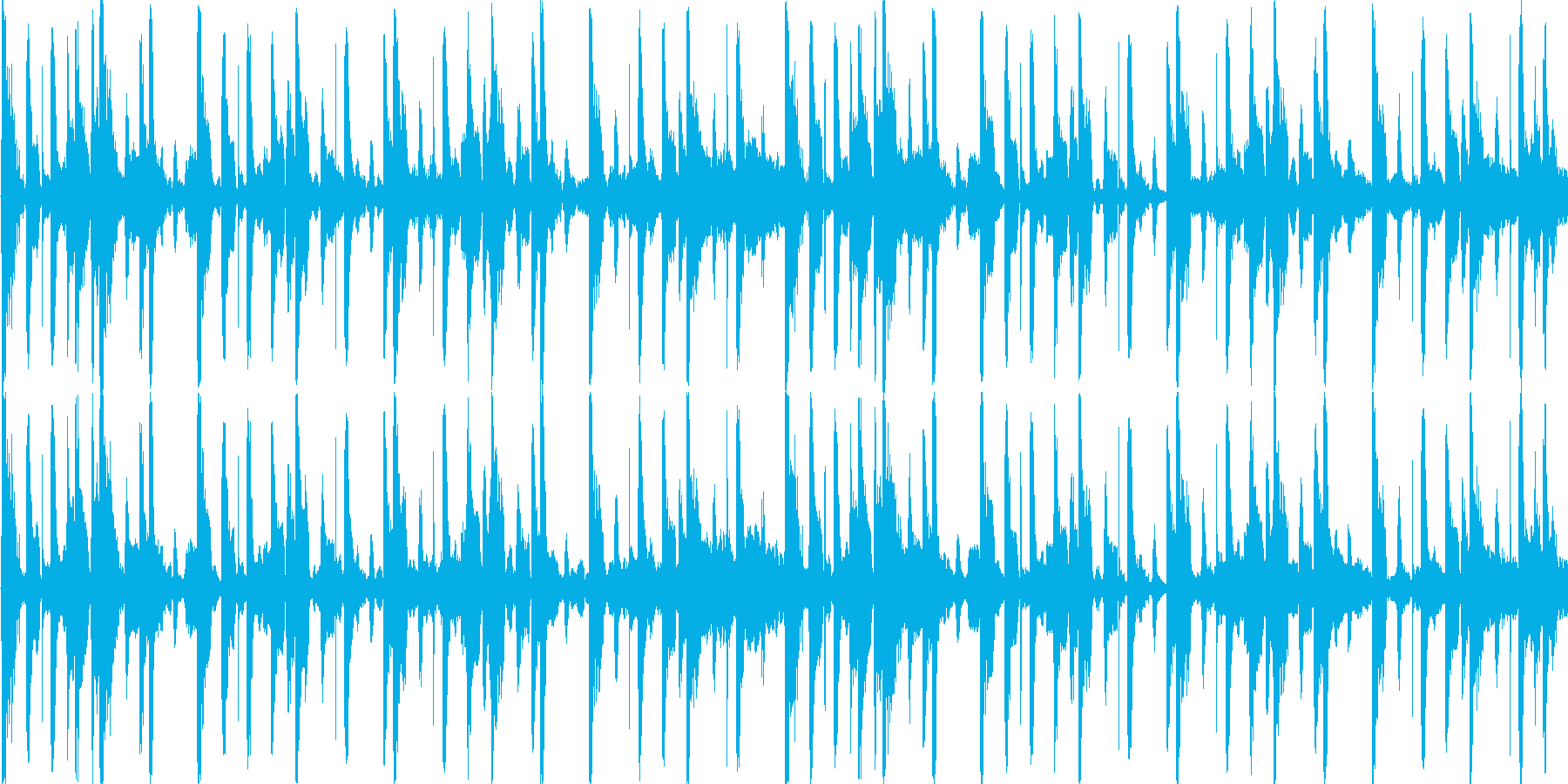ヒップホップを感じる楽曲です。の再生済みの波形