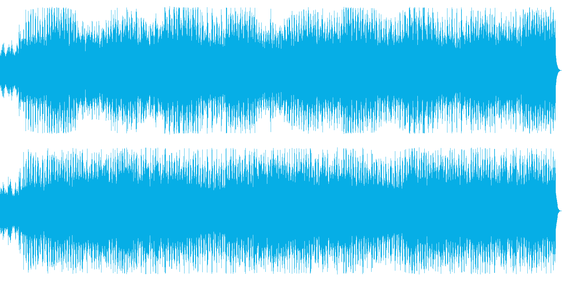 ダークなSF、ホラー系BGM 異次元空間の再生済みの波形