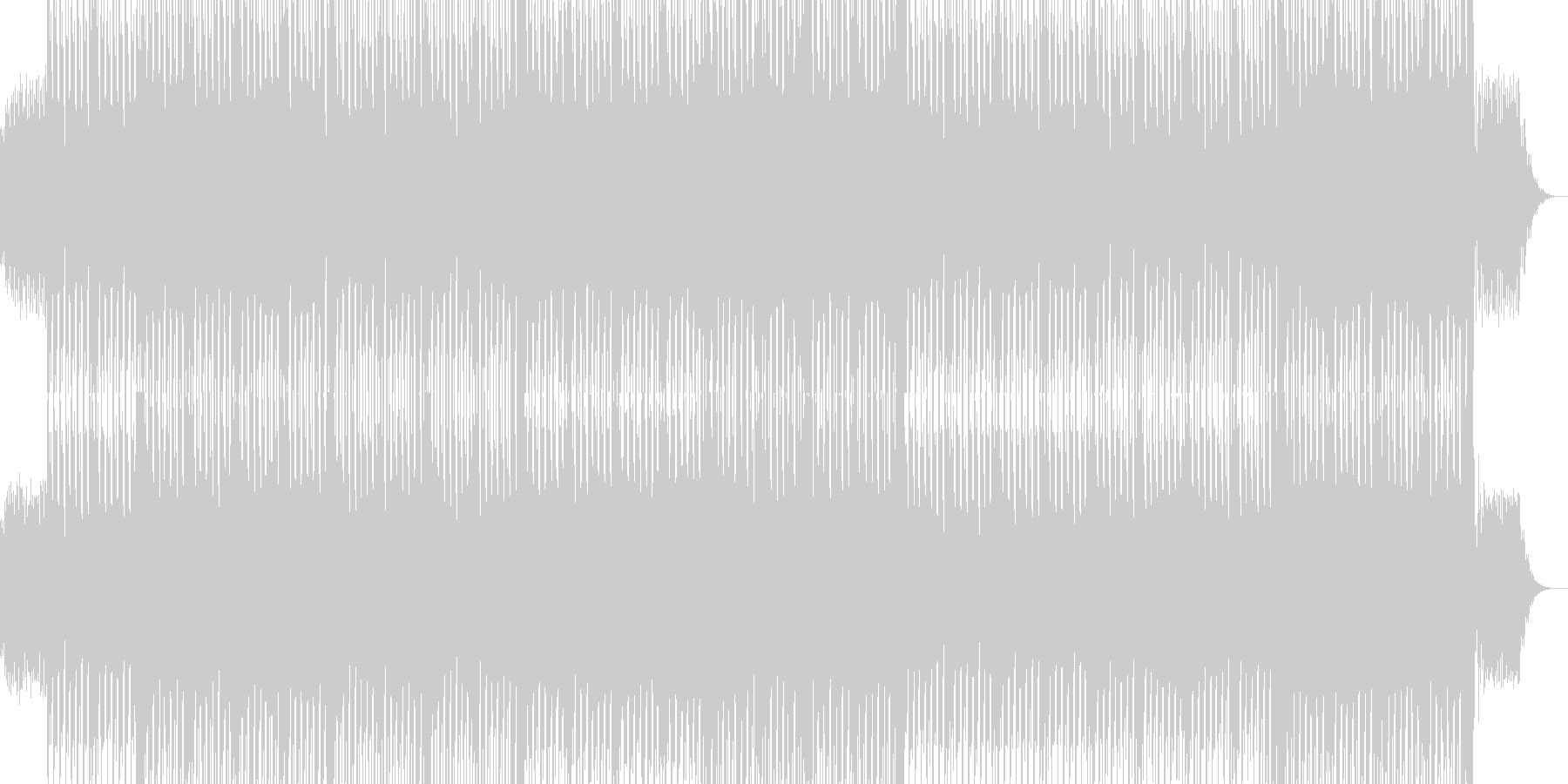 ノリノリのテクノダンスミュージックの未再生の波形