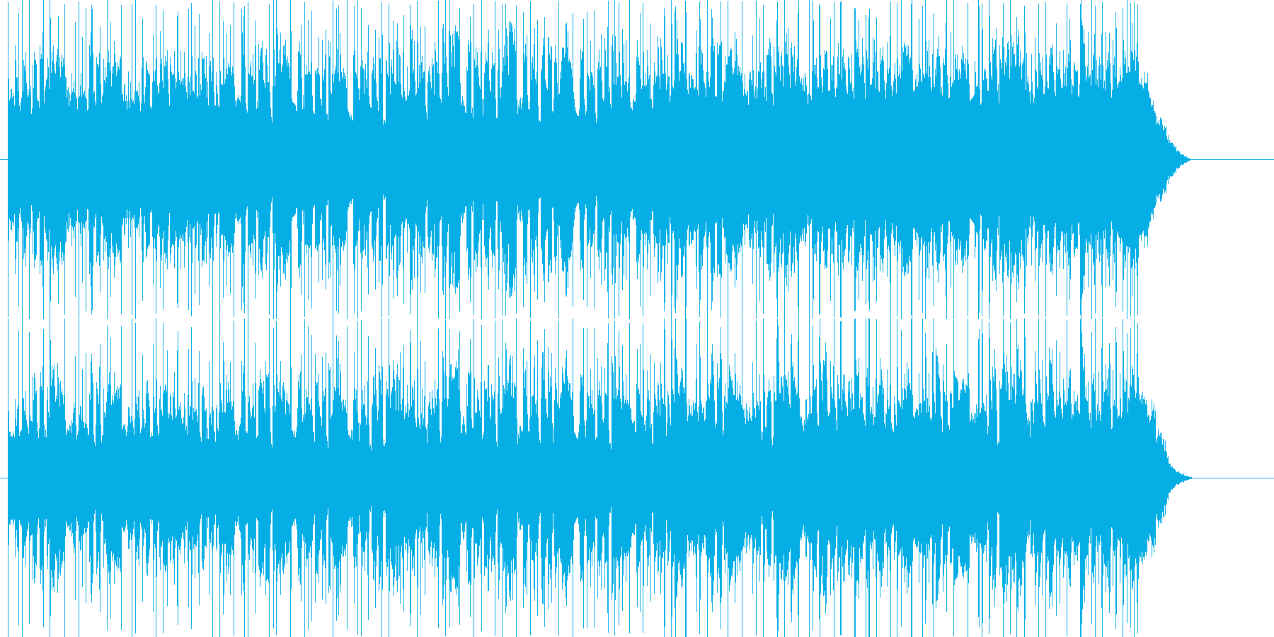 のんびり充実した気持ちになるフュージョンの再生済みの波形