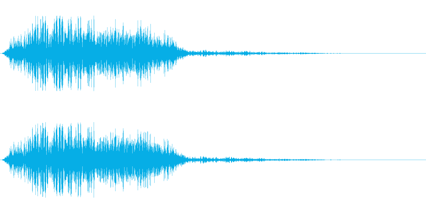 攻撃ヒット音.03の再生済みの波形