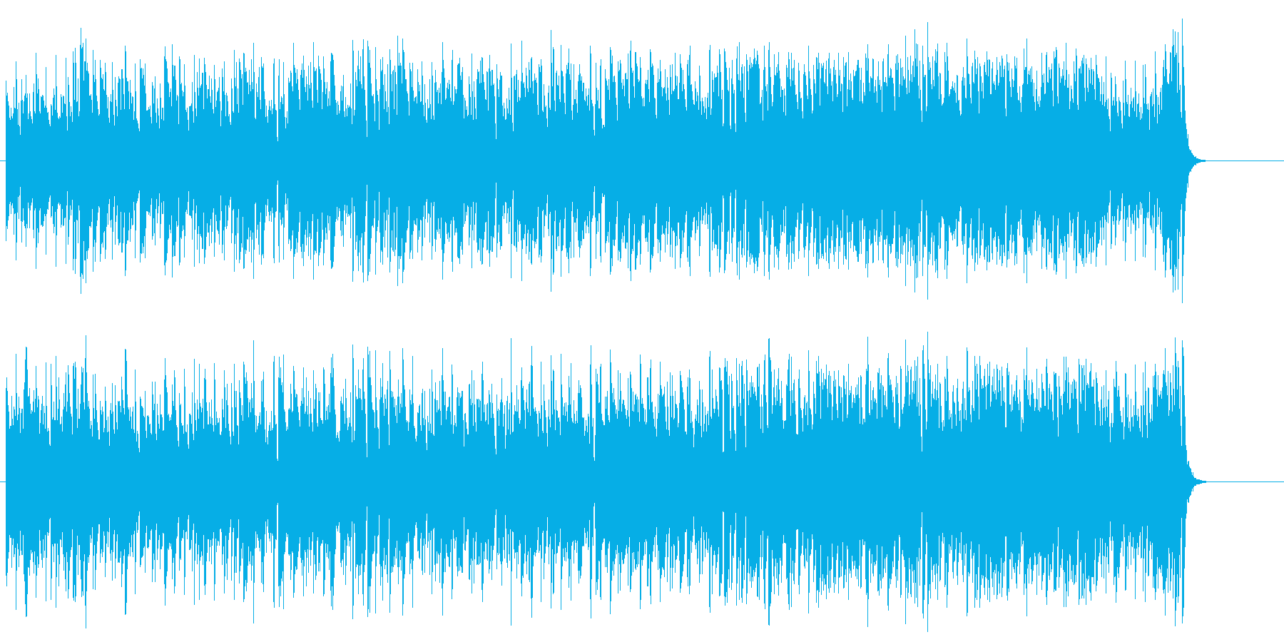リゾート気分の爽やかなポップフュージョンの再生済みの波形