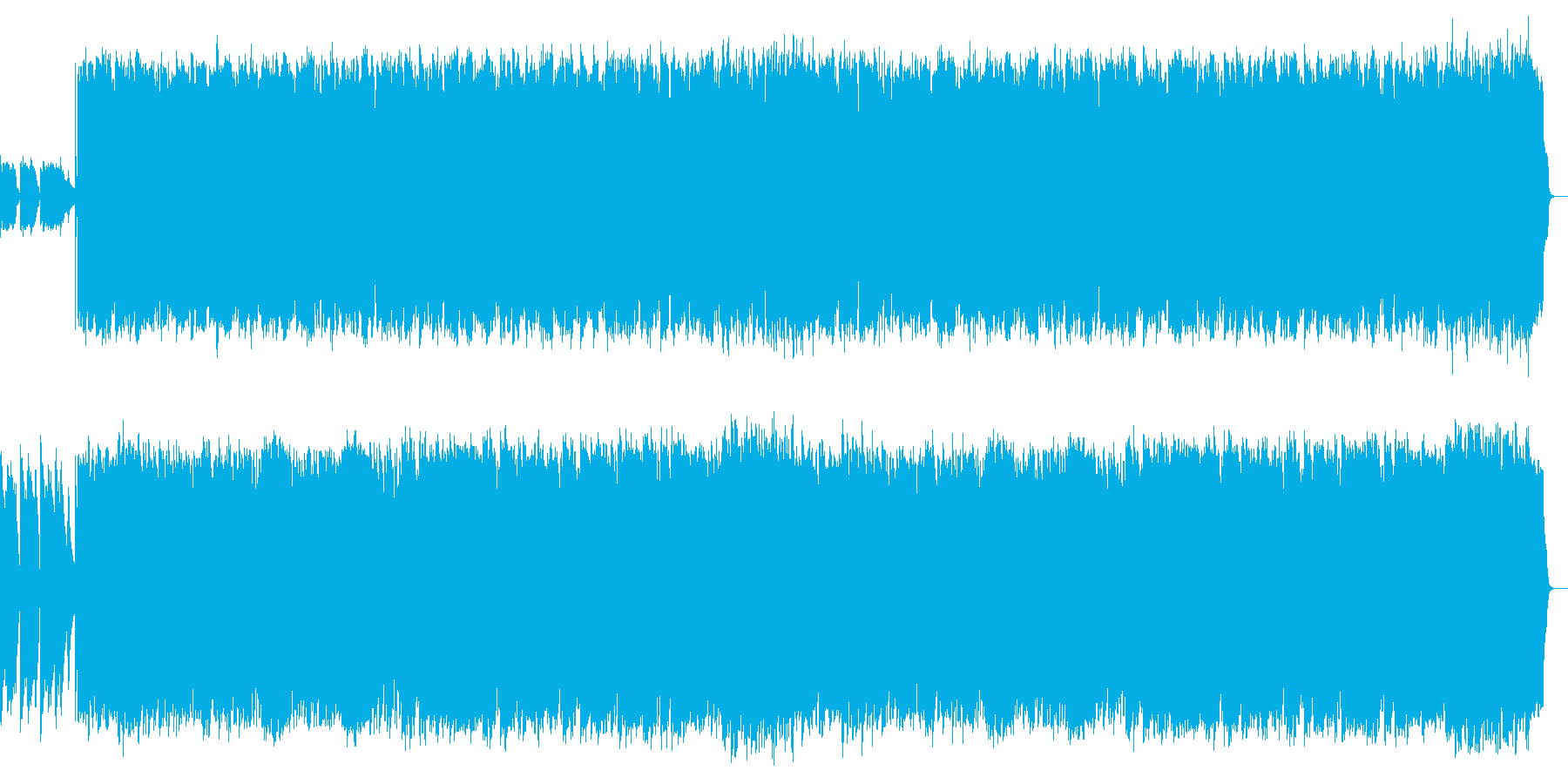 アコギのリズム伴奏と切ないSAXのPOPの再生済みの波形