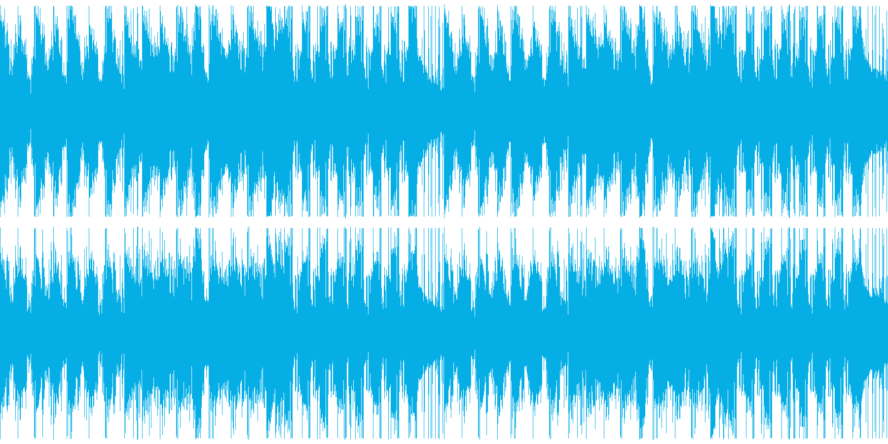 推理や探偵を連想させる曲の再生済みの波形