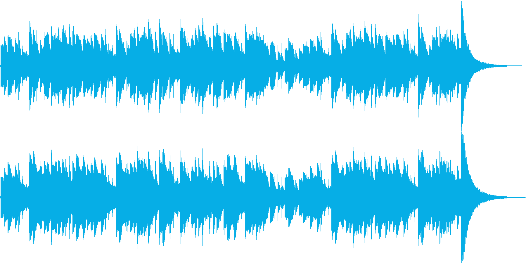 エリーゼのために ベートーヴェンの再生済みの波形
