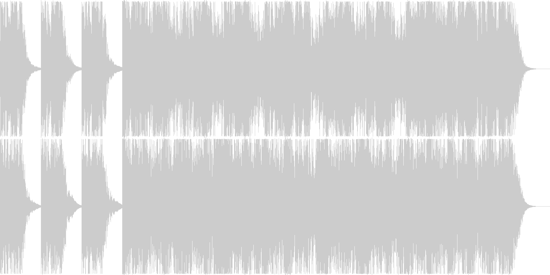 打楽器 BPM=116の未再生の波形