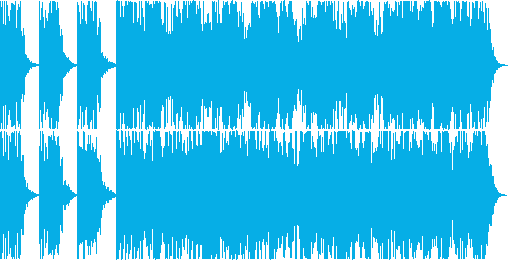 打楽器 BPM=116の再生済みの波形