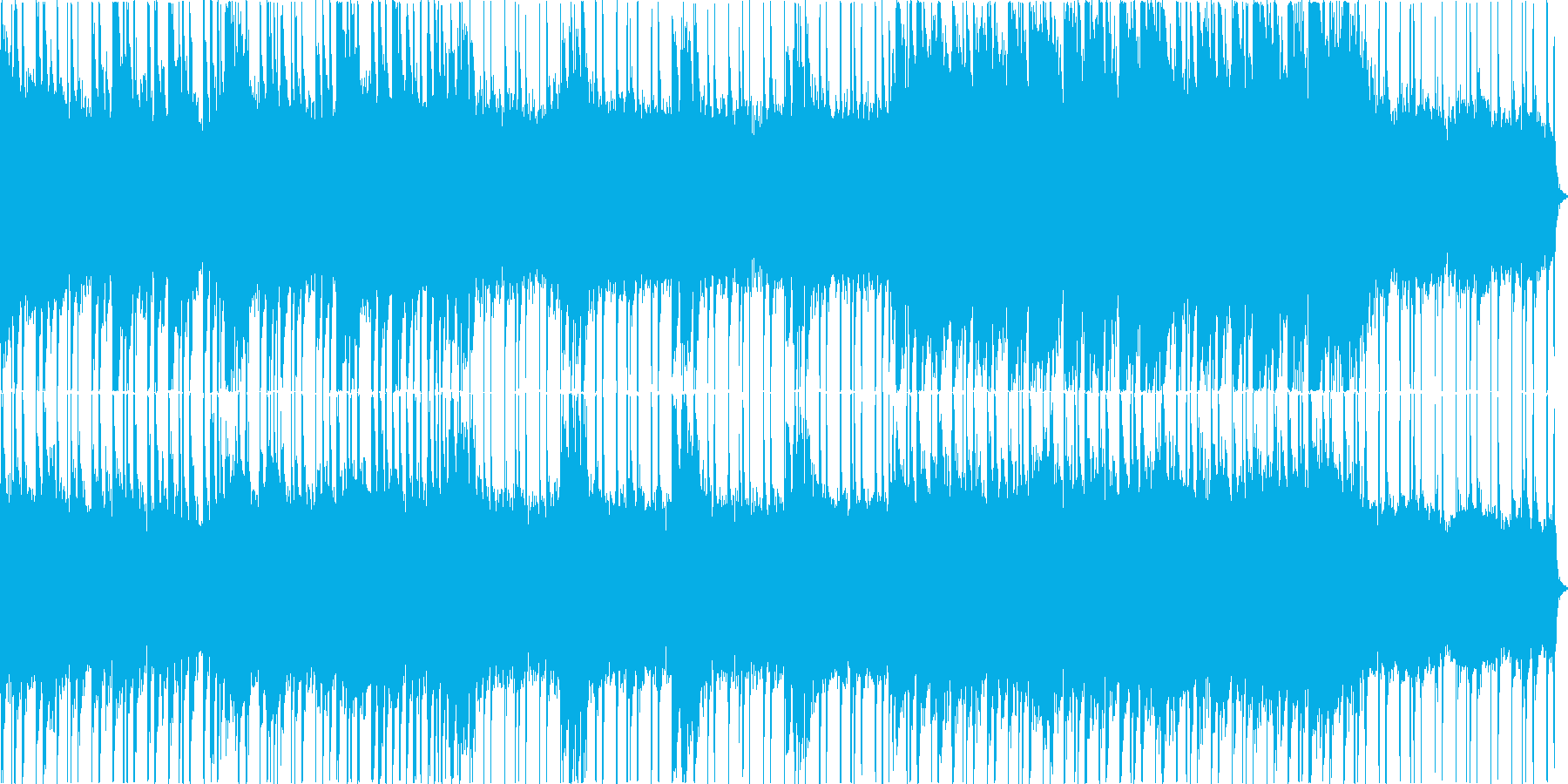 シンセが入っている明るい感じのロックな…の再生済みの波形