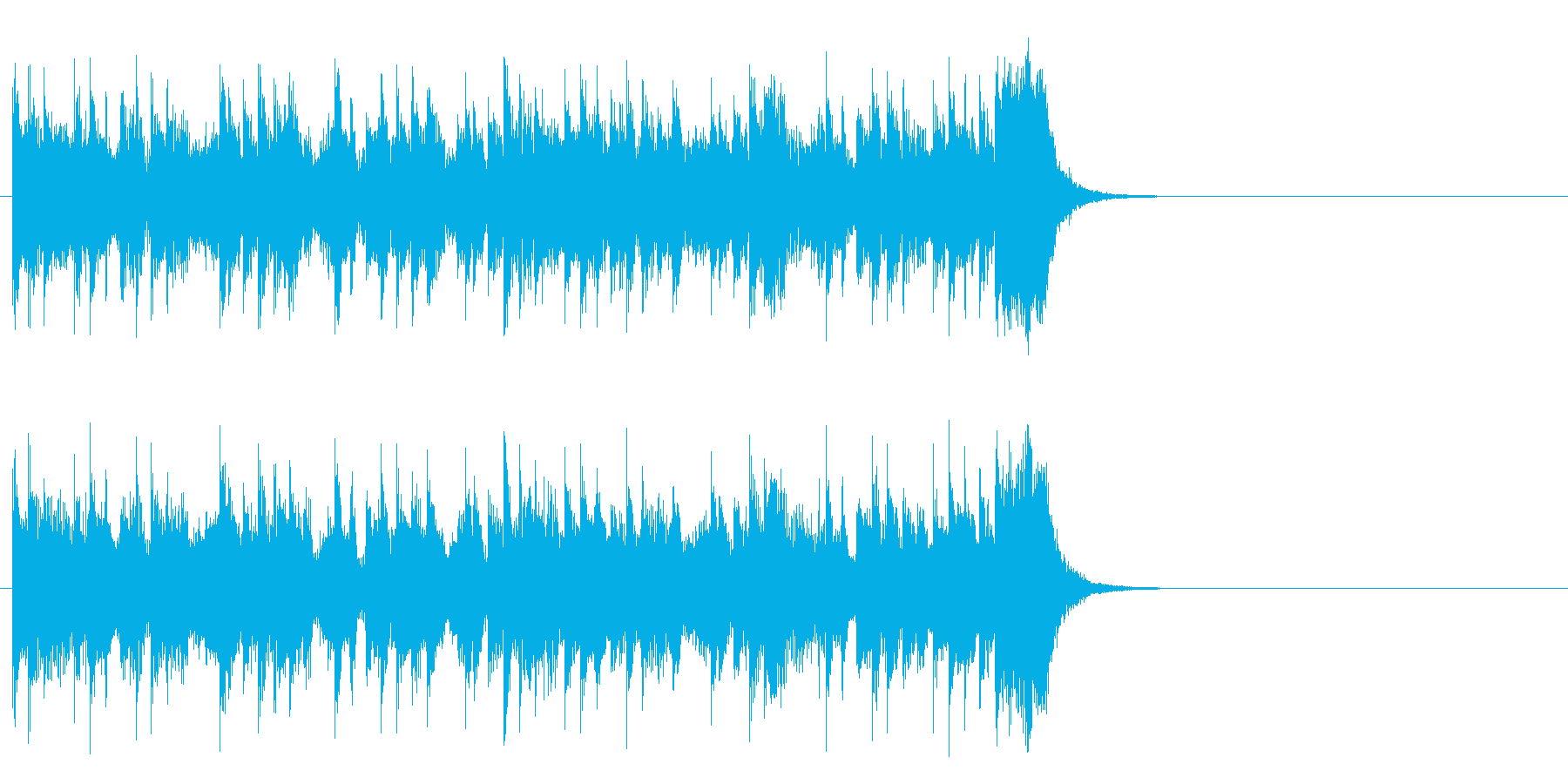 テーマパーク向けポップ(サビ)の再生済みの波形