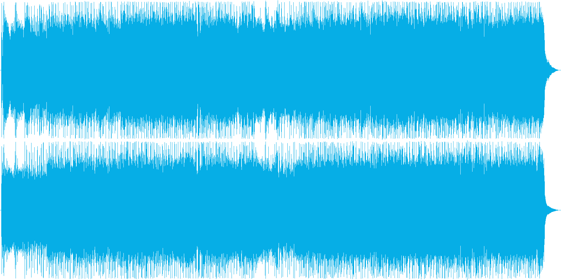 躍動感溢れるロックミュージック!の再生済みの波形