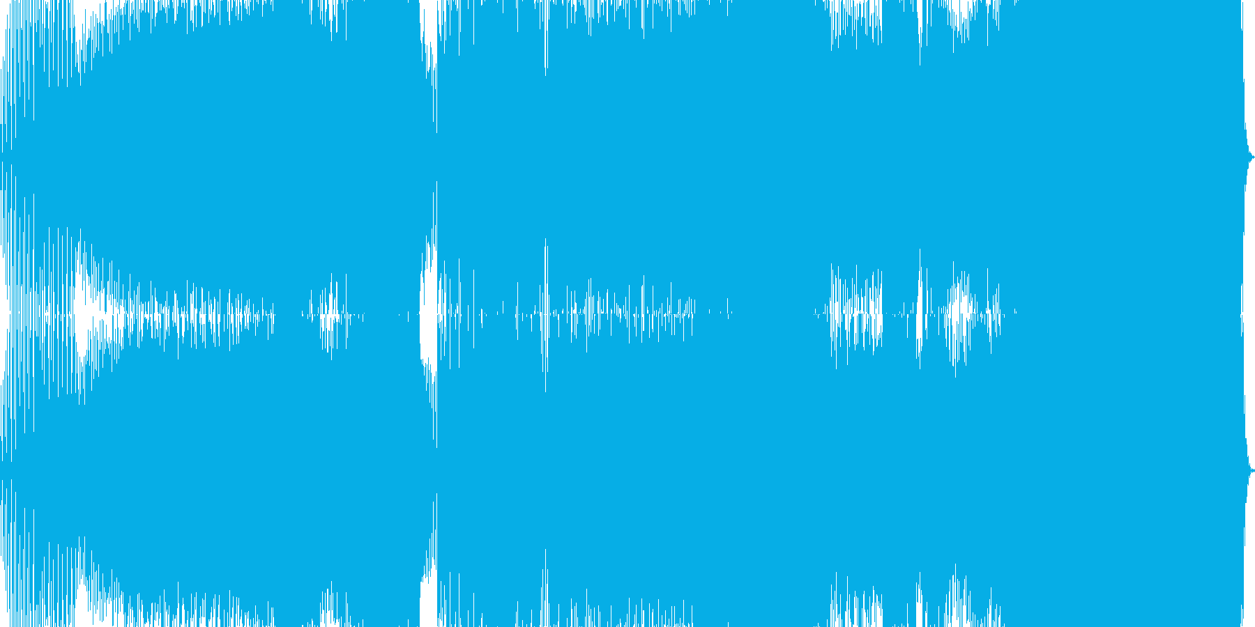 パワフルな近未来的トランスEDMの再生済みの波形