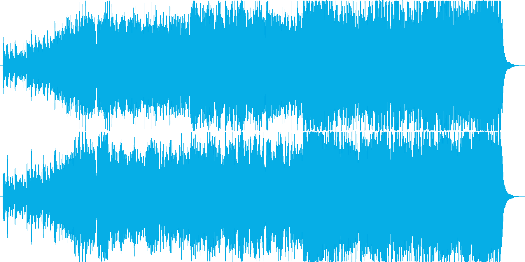 壮大な明るいOP.ED想定曲の再生済みの波形