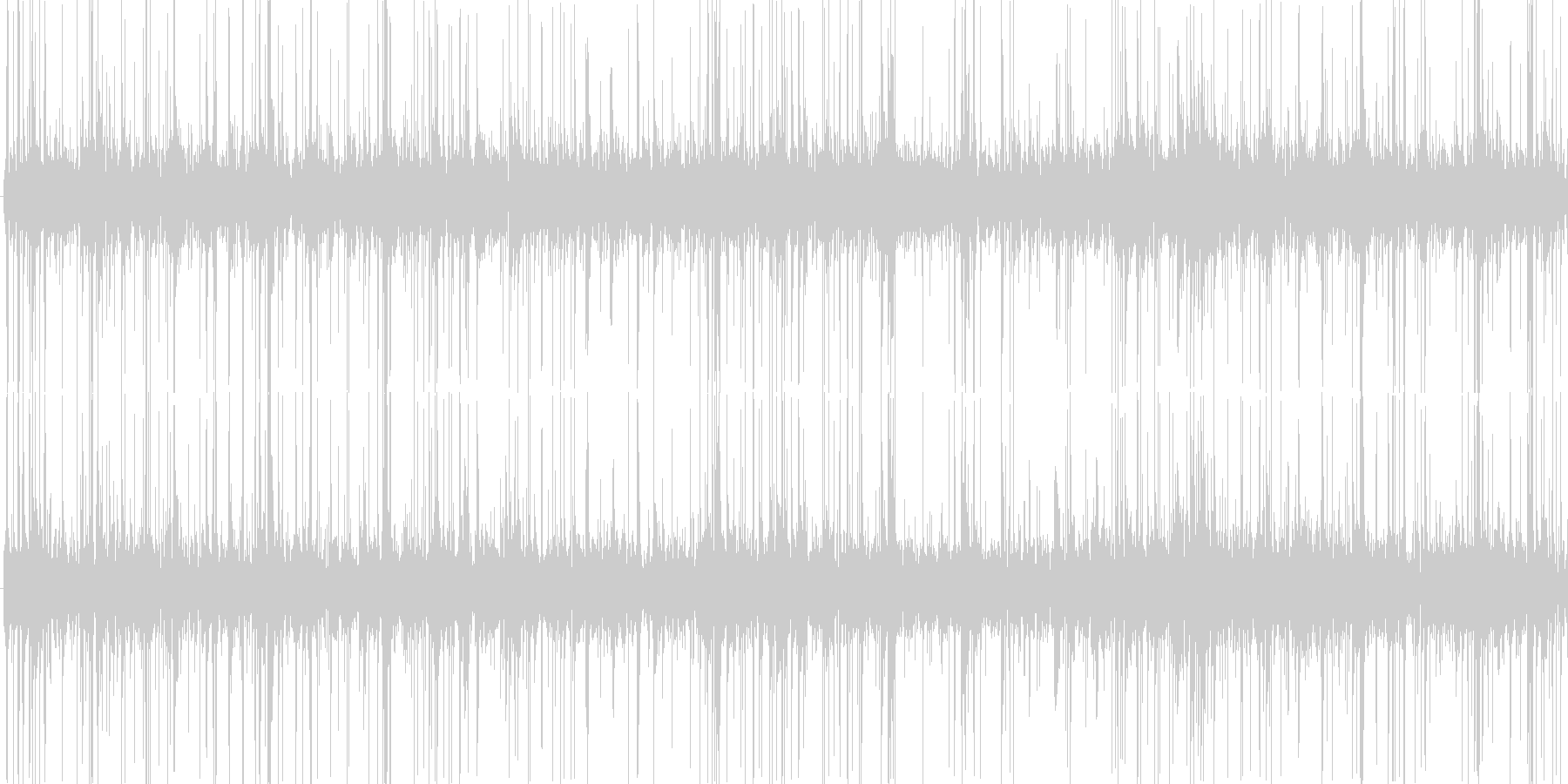 (パチパチ)火が燃える音の未再生の波形