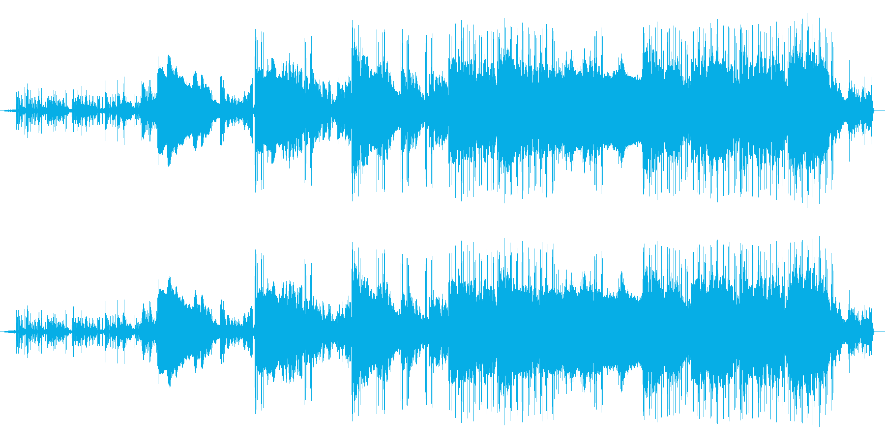 アンビエントな雰囲気が特徴の曲ですの再生済みの波形