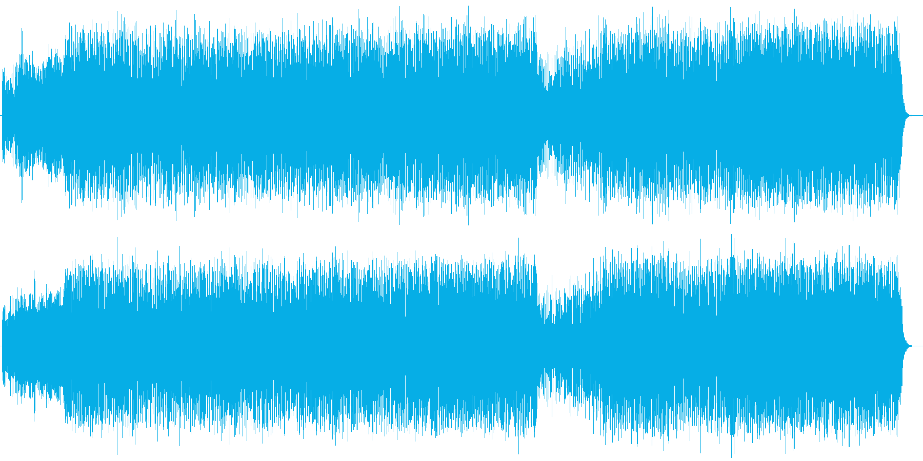 明るくはじけるシンセサイザーテクノEDMの再生済みの波形