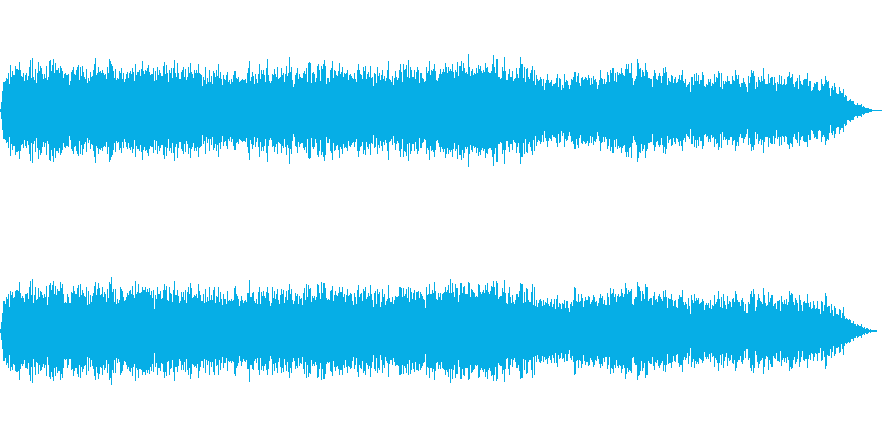 壮大な持続音の再生済みの波形