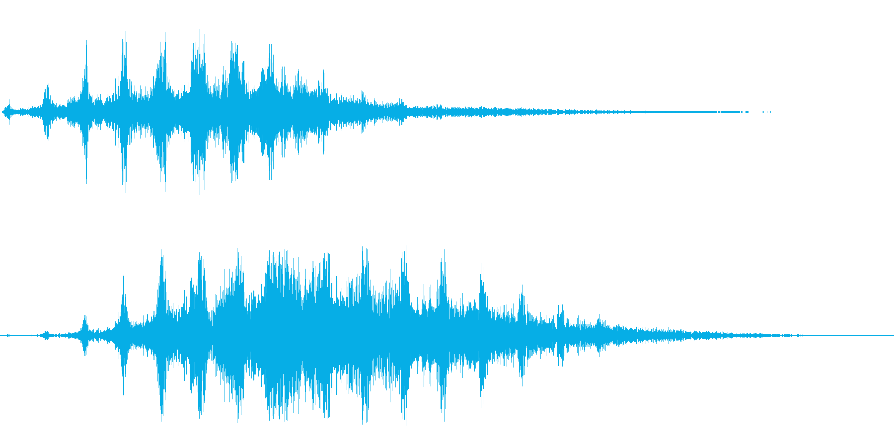 キキキ(鳴き声系の音)の再生済みの波形