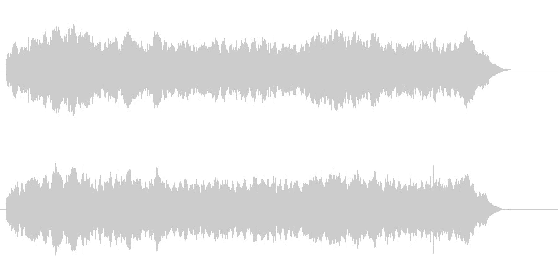 ジリリリリリ(目覚ましの音)の未再生の波形