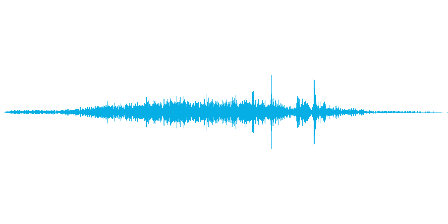 【wav】ページめくり音です_01の再生済みの波形