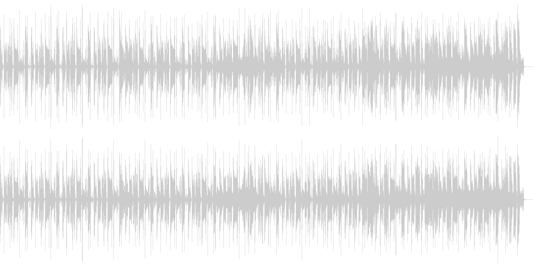 ちょっと古めなFunkサウンドの未再生の波形